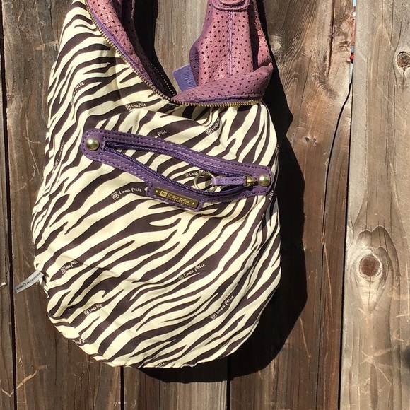 [SOLD] Linea Pelle Dylan Perforated Leather Hobo - Picture 2 of 4